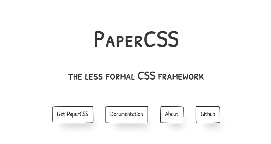 PaperCSS - Papierowy framework CSS