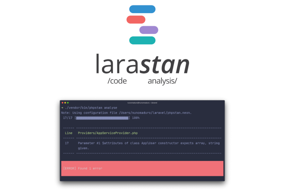Larastan - nakładka do PhpStan dla Laravel